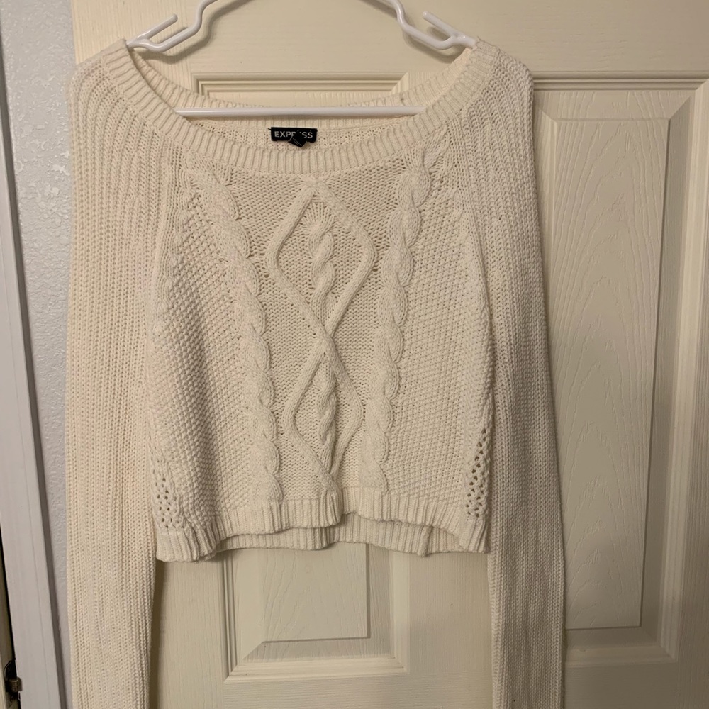 EXPRESS- crop top sweater